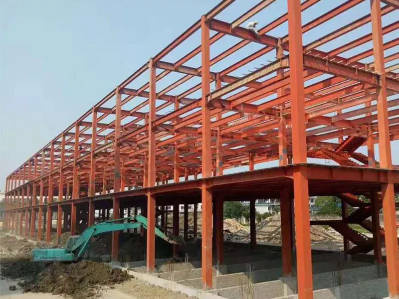 ಪರಿಸರ ಸ್ನೇಹಿ ಸ್ಟೀಲ್ ಫ್ರೇಮ್ ಗೋದಾಮಿನ ನಿರ್ಮಾಣ